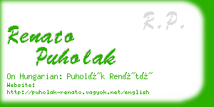 renato puholak business card